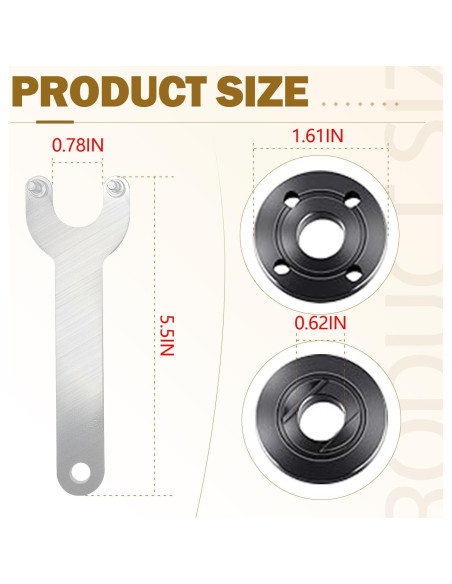 Llave de Ángulo CFWMXG 193465-4 para Amoladora 5/8"-11