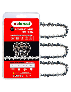 Cadena de sierra de 20 cm para Black & Decker y Troy-Bilt