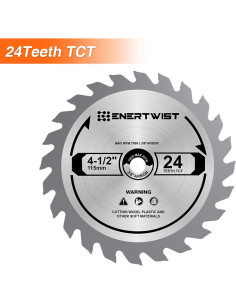 Hojas de sierra circular ENERTWIST 115mm 4 piezas TCT/HSS 2