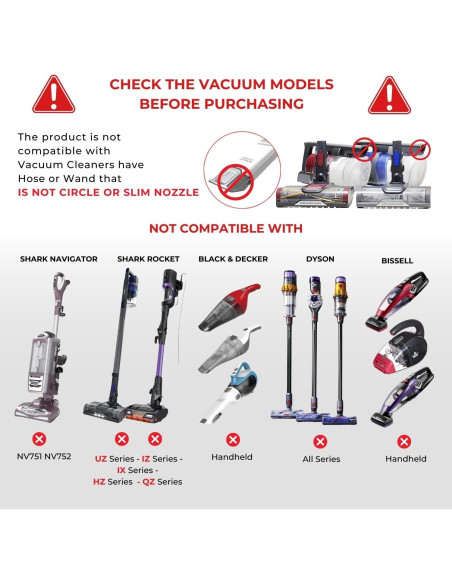 Kit de Adaptadores de Aspiradora VACEXT para Shark y Shop Vac Kit de Adaptadores de Aspiradora VACEXT para Shark y Shop Vac