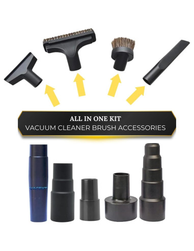 Kit de Adaptadores de Aspiradora VACEXT para Shark y Shop Vac