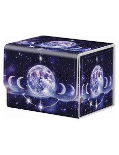 Caja de Cartas Magnética RMJKXQZG Lunas y Estrellas 200+ Cartas