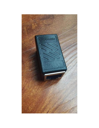 Paquete de 3 Acopladores Ethernet ZY RJ45 Hembrado 1 Gbps