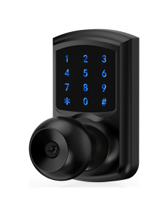 Cerradura Inteligente HIDALIFE HL-668K Teclado Táctil Negro Mate