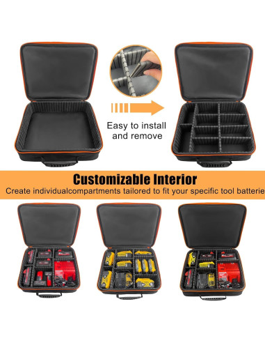 Funda de transporte YAMTO XL para baterías de herramientas