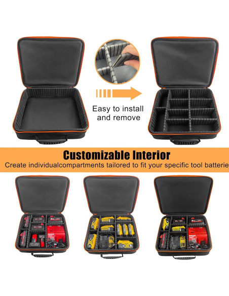 Funda de transporte YAMTO XL para baterías de herramientas