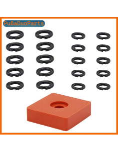 Kit de Anillos de Retención Milwaukee 3/8" y 1/2" 20 Piezas 2