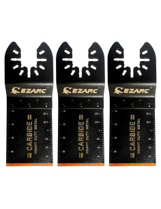 Hojas Oscilantes EZARC Carburo Alta Resistencia 3 Piezas