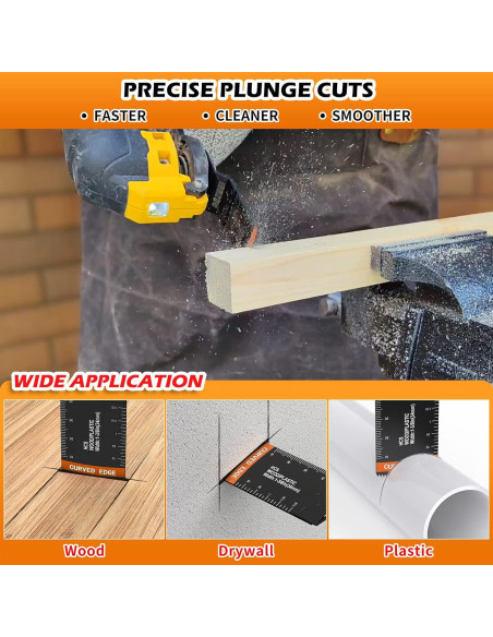 30 Cuchillas Multiherramienta AMZWEI Titanio Universal