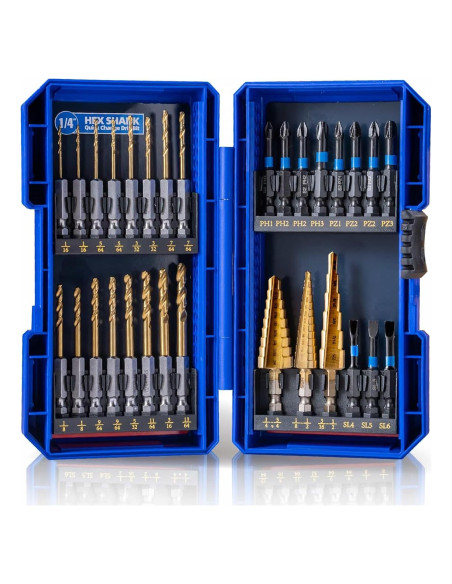 Juego de 30 Piezas de Puntas para Destornillador Highfire