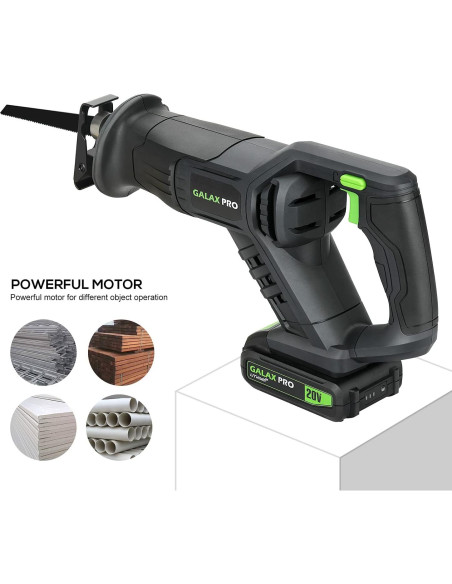 Sierra Recíproca Inalámbrica GALAX PRO 20V 3000RPM 2.31kg
