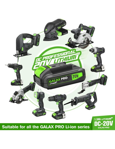 Sierra Recíproca Inalámbrica GALAX PRO 20V 3000RPM 2.31kg