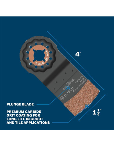 Cuchilla de Corte Bosch OSL114CG 3,18 cm Carburo Starlock