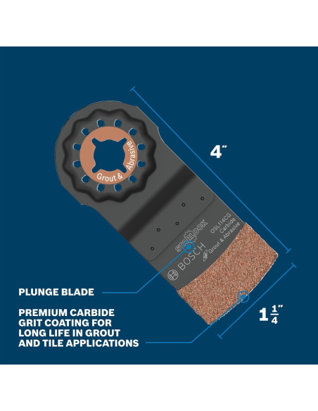 Cuchilla de Corte Bosch OSL114CG 3,18 cm Carburo Starlock