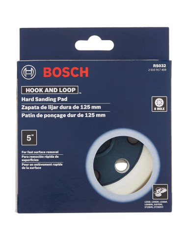 Almohadilla de Respaldo Dura Bosch RS032 12.7 cm 8 Orificios