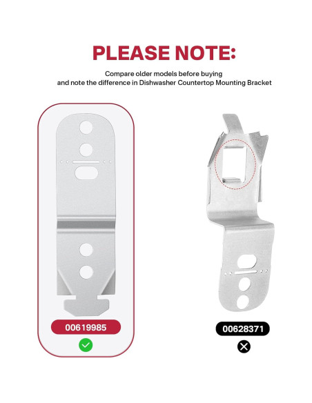 Soporte de Montaje para Lavavajillas Earthtec 00619985