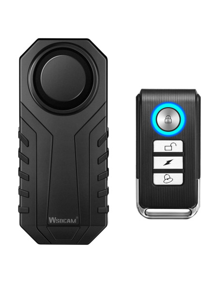 Alarma Inalámbrica para Bicicleta Wsdcam 113dB con Control Remoto