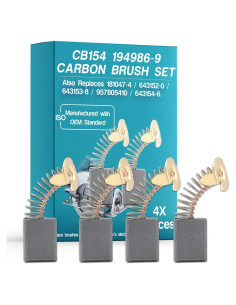 Repuesto Cepillo Carbono CB154 Makita 4 Pack Compatible