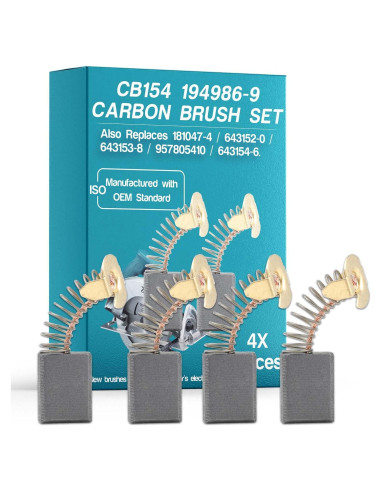 Repuesto Cepillo Carbono CB154 Makita 4 Pack Compatible