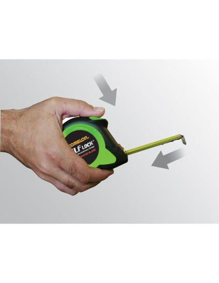 Cinta Métrica Komelon SL2825 7.62m Bloqueo Automático