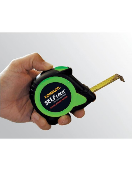 Cinta Métrica Komelon SL2825 7.62m Bloqueo Automático