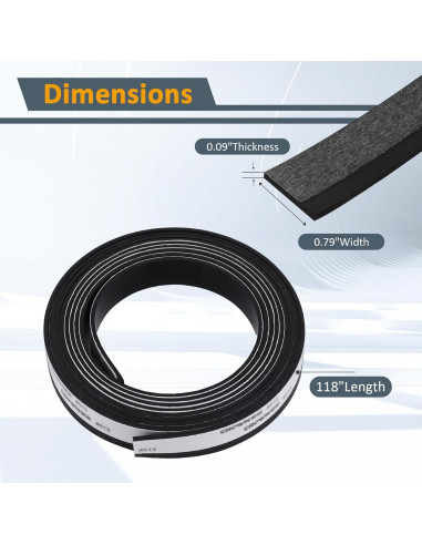 Tira de Protección Makita T194419-4 299,72 cm Accesorio