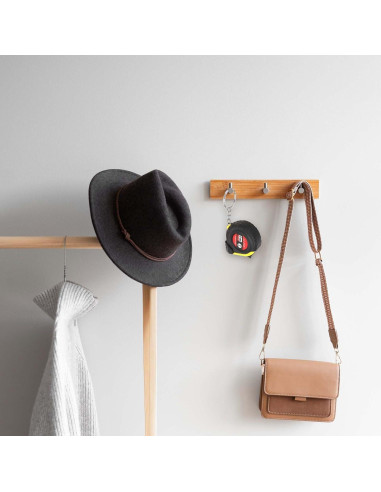 3 Pcs Cinta Métrica Retráctil Trinkrittey 1m Llavero