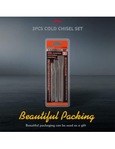 Cinceles de Frío HORUSDY 3 Piezas 0,95-1,59 cm Alta Dureza 2