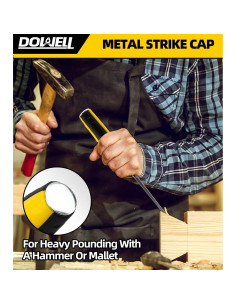 Juego de Cinceles de Madera DOWELL 10 Piezas 6-38mm 2