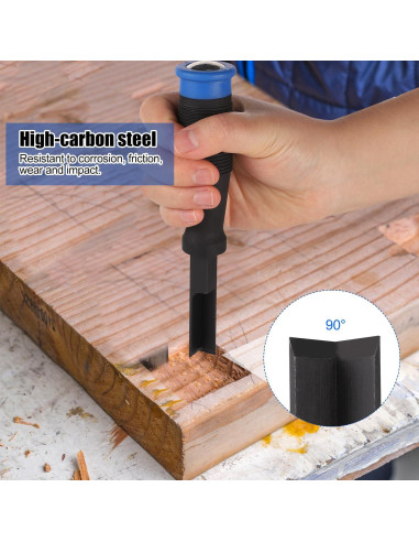 Cincel de Esquina Lasuroa 18x3cm Mango Antideslizante