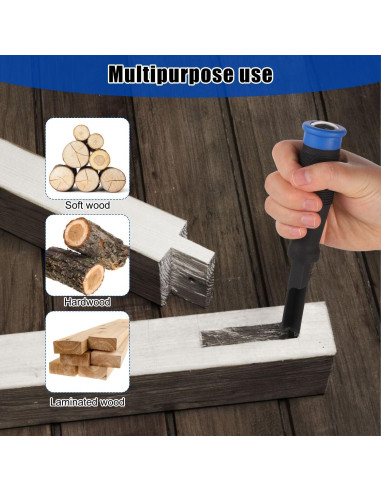 Cincel de Esquina Lasuroa 18x3cm Mango Antideslizante