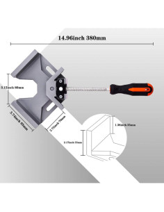 4 Piezas Abrazadera de Esquina WYQYQ 90 Grados Ajustable 2