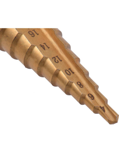 Juego de Brocas Escalonadas Rongon HSS Titanio 3-20mm