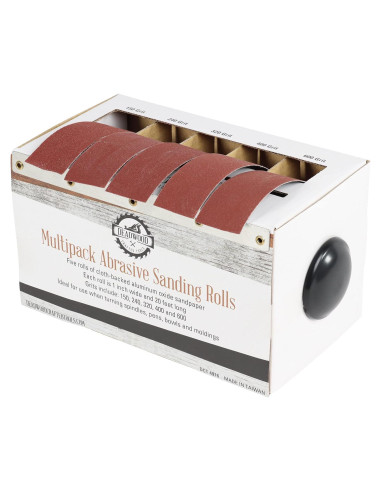 Papel Abrasivo DCT 5 Piezas 150-600 Grano Dispensador