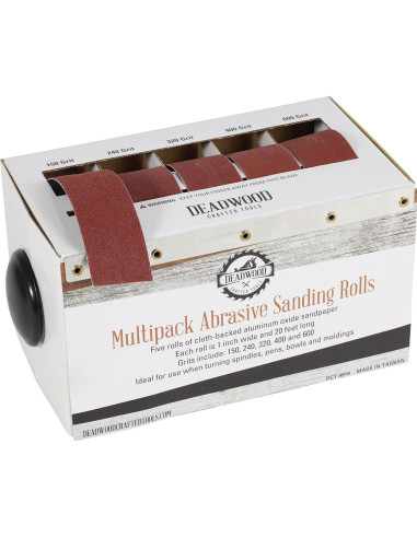 Papel Abrasivo DCT 5 Piezas 150-600 Grano Dispensador