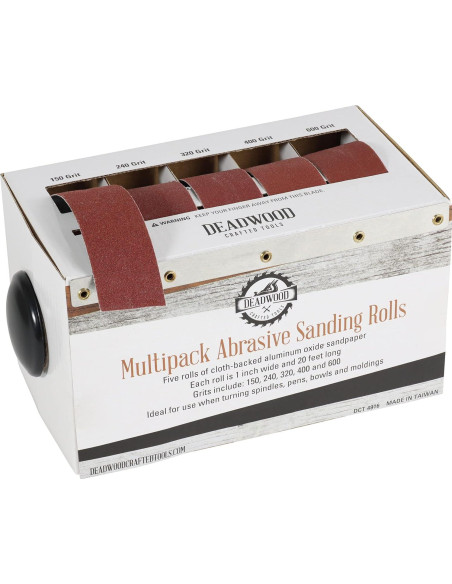 Papel Abrasivo DCT 5 Piezas 150-600 Grano Dispensador