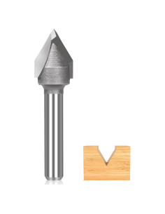 Brocas Router CNC LUNYEE 60 V Groove 6,35mm Diámetro