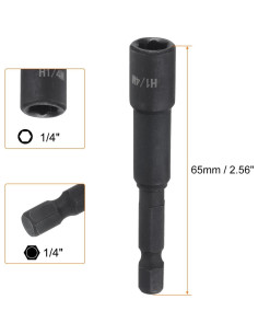 Controlador de Tuercas Magnético HARFINGTON 1/4" x 6,35 cm 2