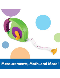 Medidor de Cinta Retráctil Learning Resources 1.22m para Niños 2