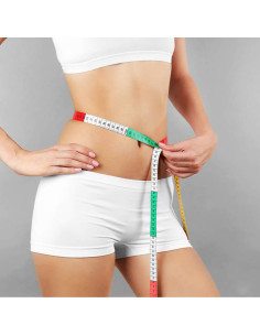 Cinta Métrica Ailile 150 cm Doble Cara Multicolor para Costura 2