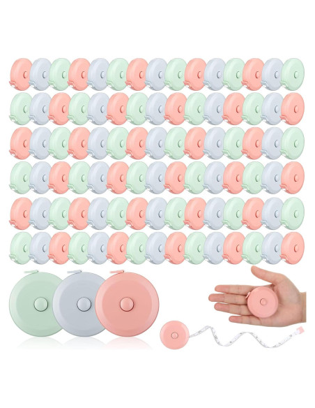 Cinta Métrica 100 Pcs Kigeli 1.5m Retráctil Flexible