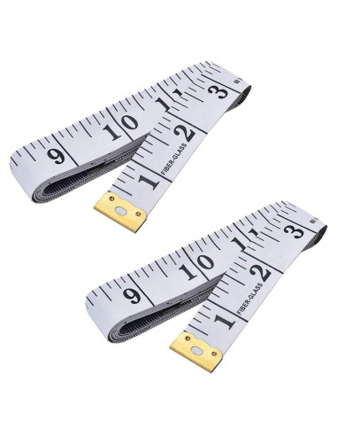 Cinta Métrica Suave Twisha Doble Escala 152 cm Blanca