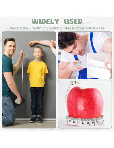 Cinta Métrica 100 Pcs Kigeli 1.5m Retráctil Flexible