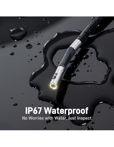 Borescopio Articulado Teslong 1.52m Doble Lente LED