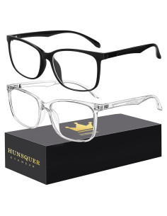 Gafas de Luz Azul Hunsquer para Adultos Unisex - UV400