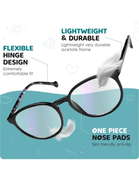 Gafas bloqueadoras luz azul Prospek para niños 5-12 años