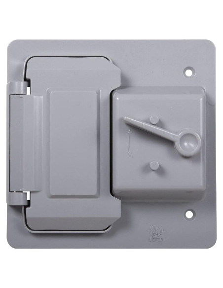 Cubierta a Prueba de Climas 2-Gang BELL PTC521GY Gris
