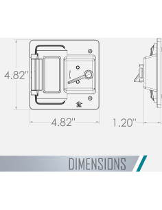 Cubierta a Prueba de Climas 2-Gang BELL PTC521GY Gris 2