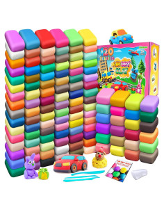 Arcilla Secada al Aire ESSENSON 120 Colores para Niños