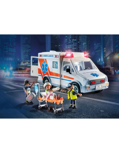 Ambulancia Playmobil 71232 con Sonidos y 3 Figuras
